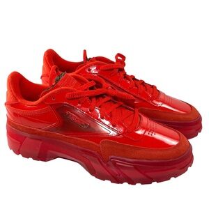 CARDI B REEBOK CLUB C Red Sneakers Womens US 11 New